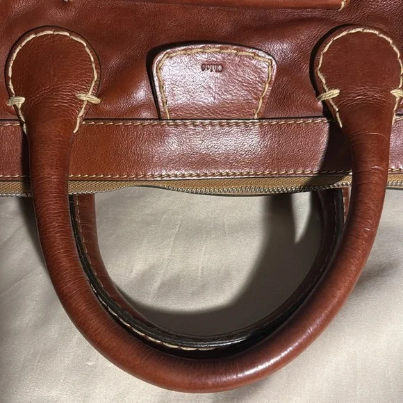 Chloe Leather Tote - Picture 10 of 12